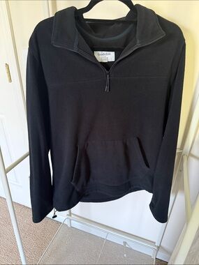Goodfellow & Co Black Quarter-Zip Pullover Sweater